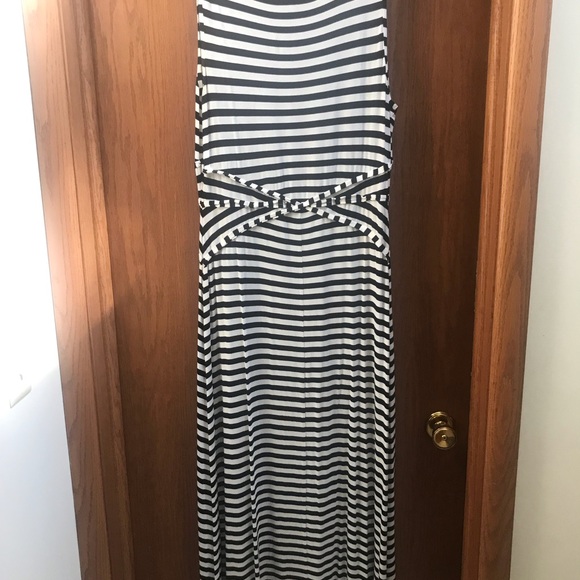 Style & Company Striped Maxi Sundress - Picture 4 of 6
